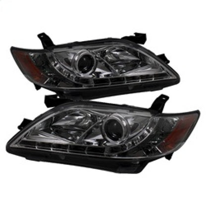 Spyder Toyota Camry 07-09 Projector Headlights DRL Smoke High H1 Low H7 PRO-YD-TCAM07-DRL-SM SPYDER