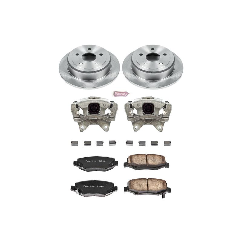 Power Stop 07-17 Jeep Wrangler Rear Autospecialty Brake Kit w/Calipers PowerStop