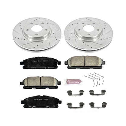 Power Stop 11-17 Nissan Quest Front Z23 Evolution Sport Brake Kit PowerStop