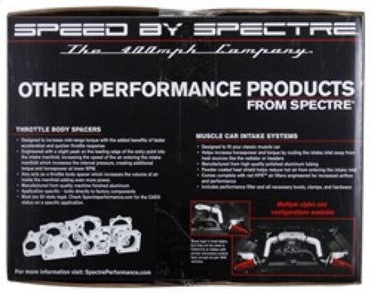 Spectre 2018 Jeep Wrangler V6-3.6L F/I Air Intake Kit - Polished w/Red Filter Spectre