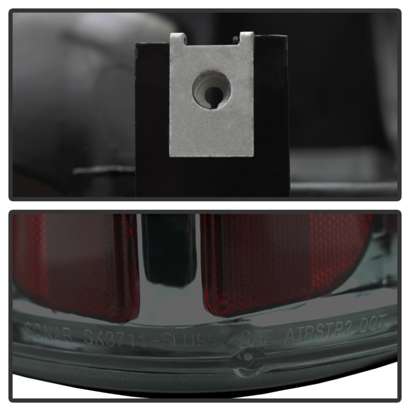 Spyder Chevy Silverado 1500/2500 99-02 (Not Stepside) Euro Style Tail Lights Smke ALT-YD-CS99-SM SPYDER