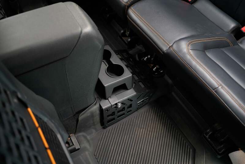 DV8 21+ Ford Bronco Rear Seat Cup Holder and Molle Panels (2-Door Models)