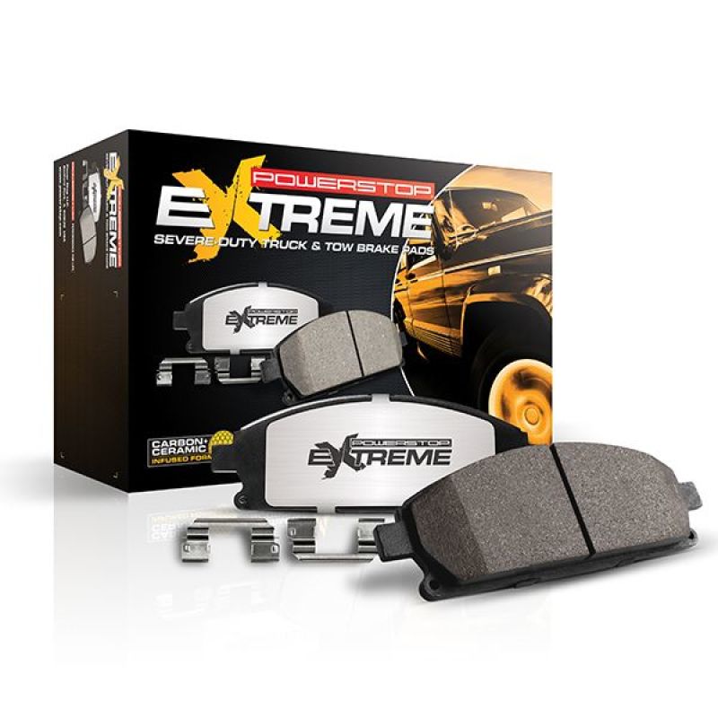 Power Stop 2022 Ford Transit-350 Front Z36 Truck & Tow Brake Pad w/Hardware PowerStop