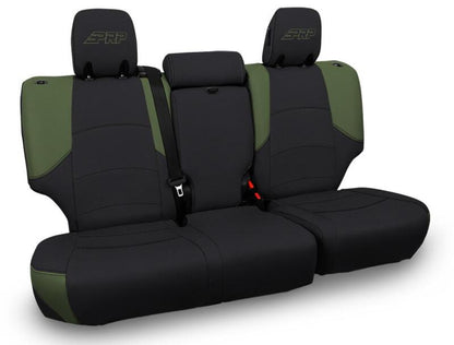 PRP 11-24 Toyota 4Runner Rear Bench Cover - 5-seat model - Black/Olive Green B067-04