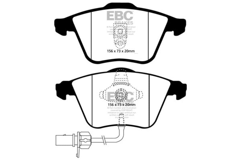 EBC YellowStuff Front Brake Pads - DP41510R EBC