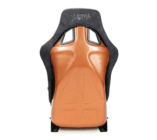 NRG Innovations PRISMA Spooky Fiberglass Bucket Seat - Large - Black / Orange – FRP-302BK-SPOOKY