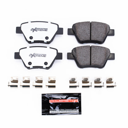 Power Stop 10-13 Audi A3 Rear Z26 Extreme Street Brake Pads w/Hardware PowerStop