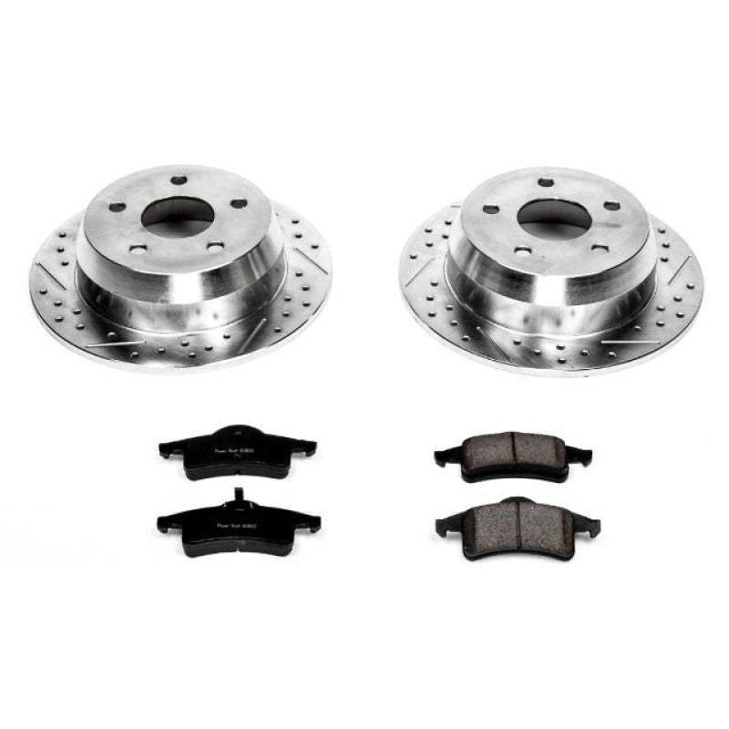 Power Stop 99-04 Jeep Grand Cherokee Rear Z23 Evolution Sport Brake Kit PowerStop
