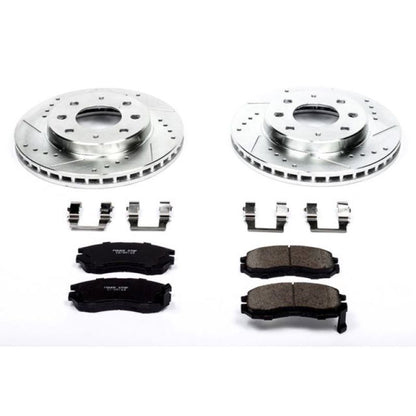 Power Stop 93-95 Eagle Summit Front Z23 Evolution Sport Brake Kit PowerStop