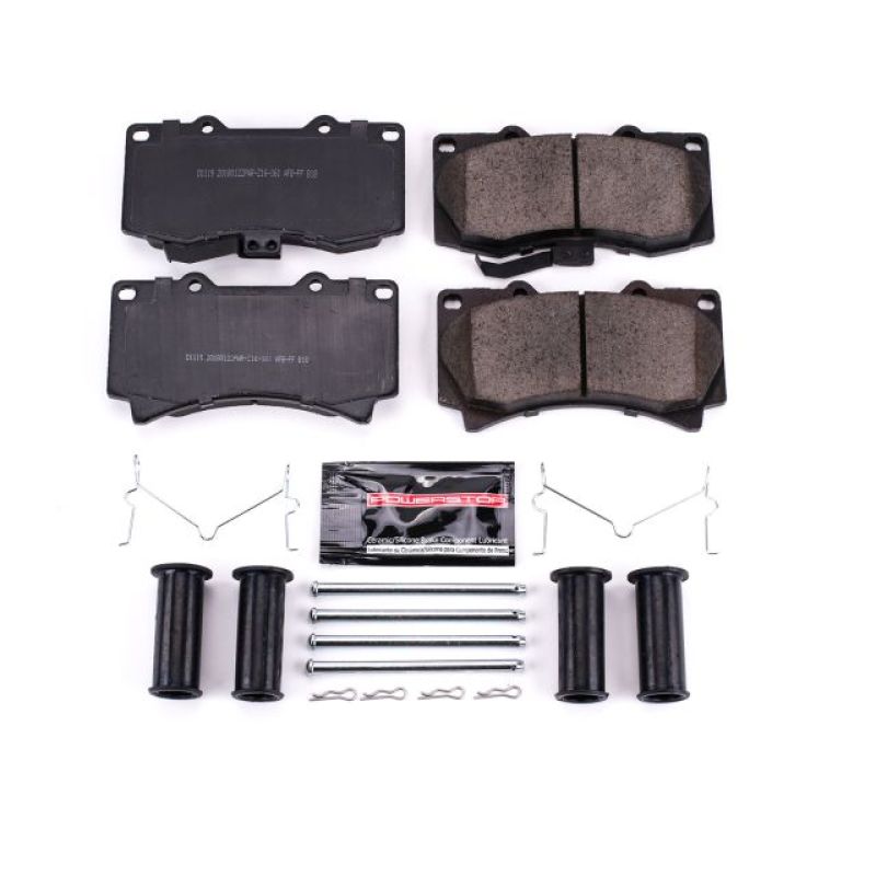 Power Stop 06-10 Hummer H3 Front Z23 Evolution Sport Brake Pads w/Hardware PowerStop