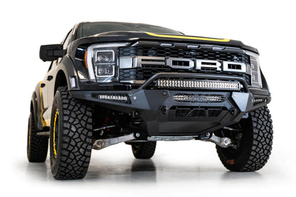 Addictive Desert Designs HoneyBadger Front Bumper w/ Top Hoop | 2021–2025 Ford F-150 Raptor & Raptor R