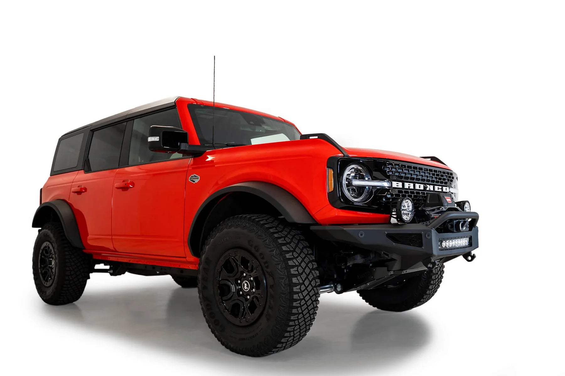 Addictive Desert Designs Rock Fighter Winch Front Bumper | 2021–2025 Ford Bronco SKU: F230181060103