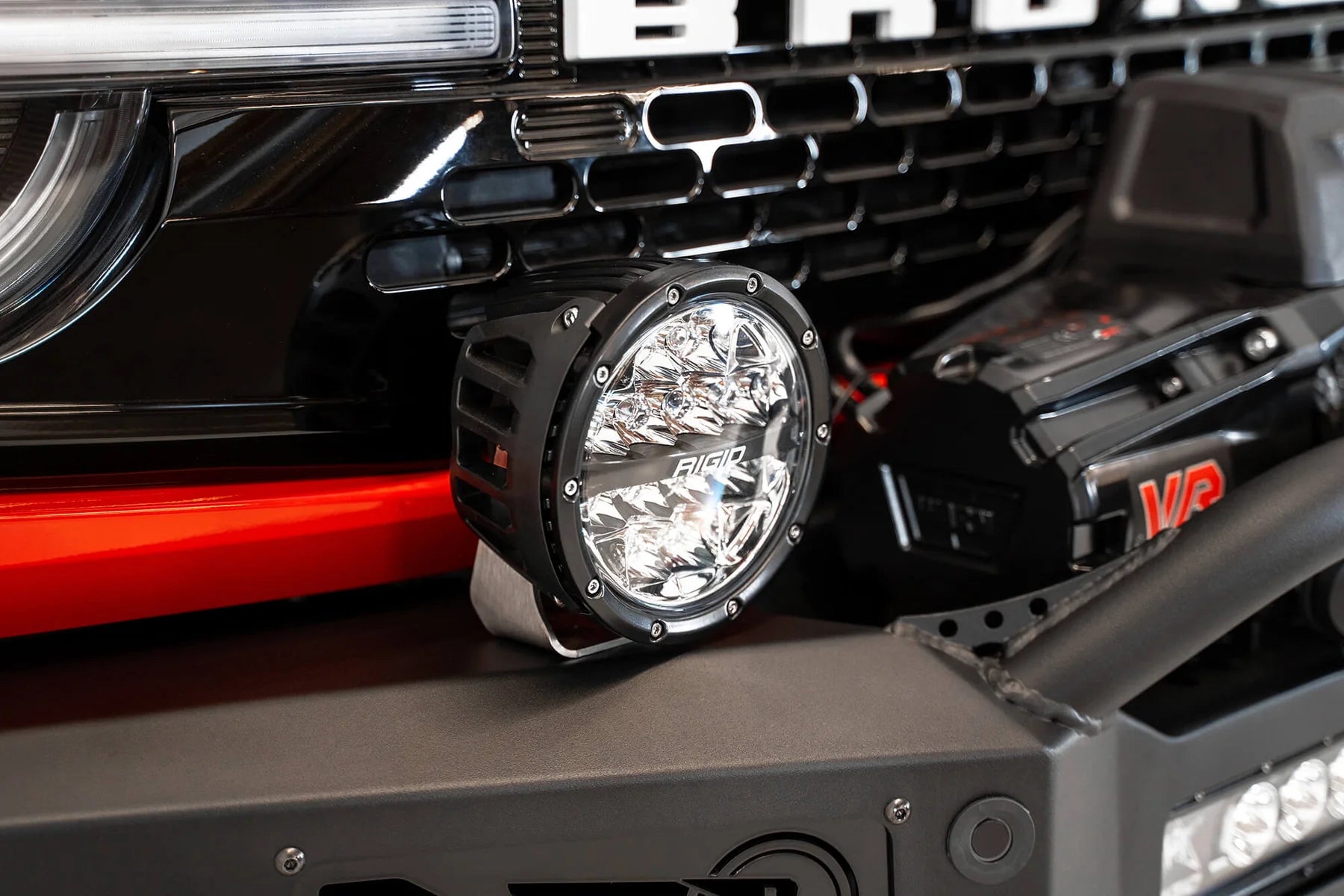 Addictive Desert Designs Rock Fighter Winch Front Bumper | 2021–2025 Ford Bronco SKU: F230181060103