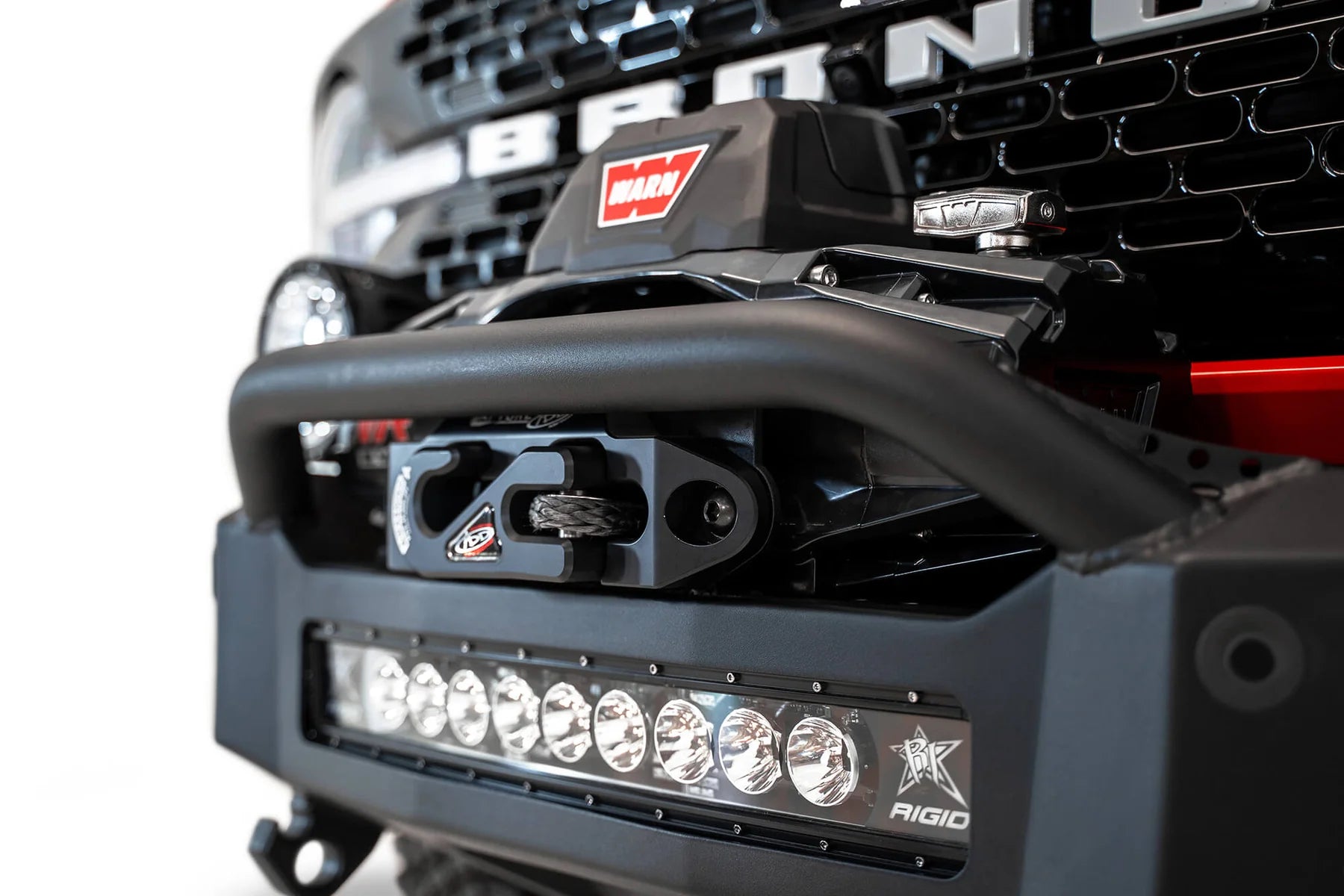 Addictive Desert Designs Rock Fighter Winch Front Bumper | 2021–2025 Ford Bronco SKU: F230181060103