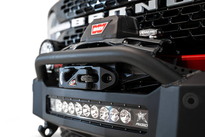 Addictive Desert Designs Rock Fighter Winch Front Bumper | 2021–2025 Ford Bronco SKU: F230181060103