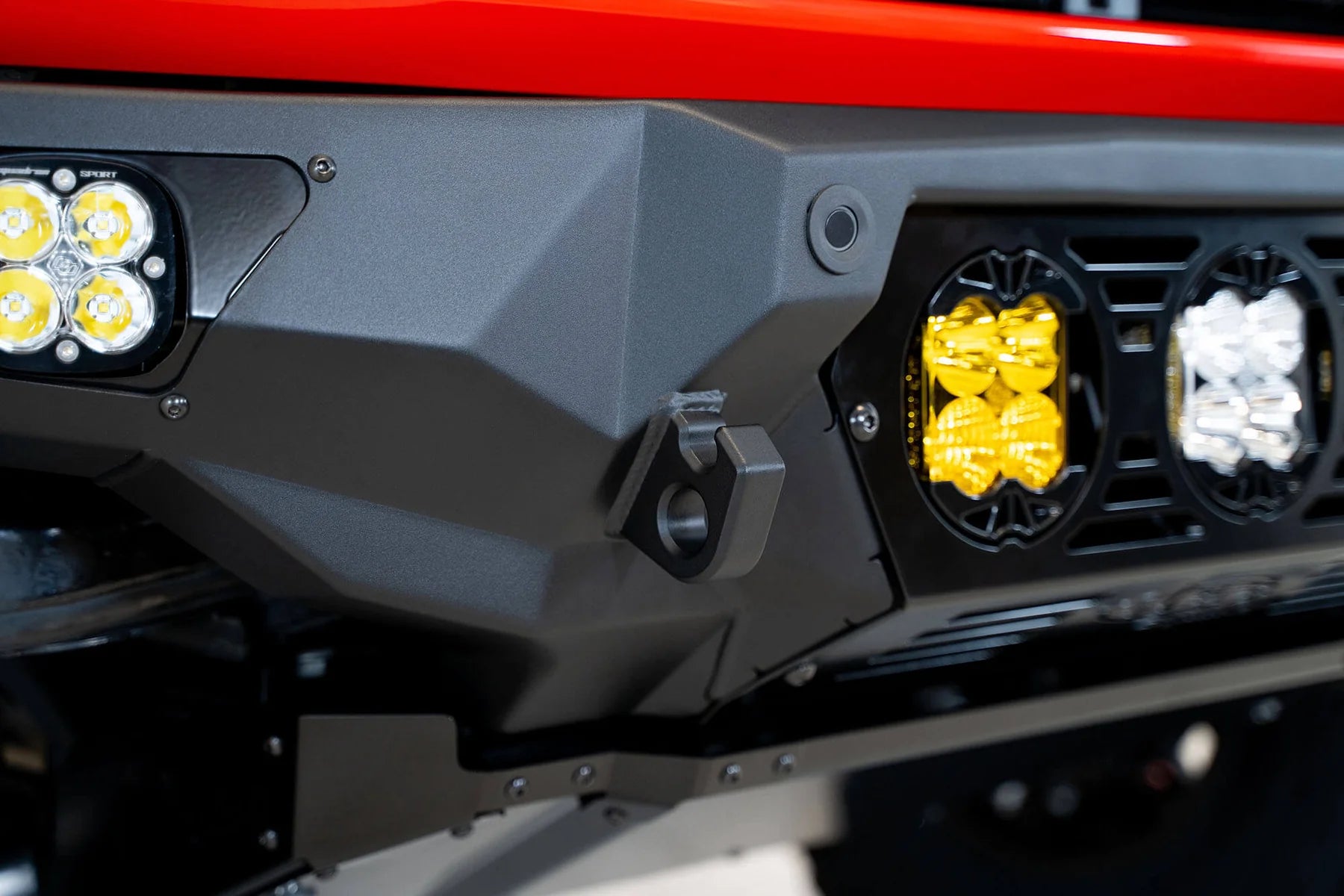 Addictive Desert Designs Bomber Front Bumper (Baja) | 2021–2025 Ford Bronco SKU: F230194120103