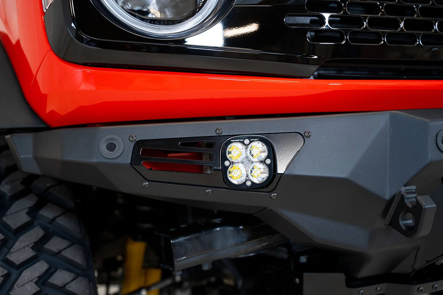 Addictive Desert Designs Bomber Front Bumper (Baja) | 2021–2025 Ford Bronco SKU: F230194120103