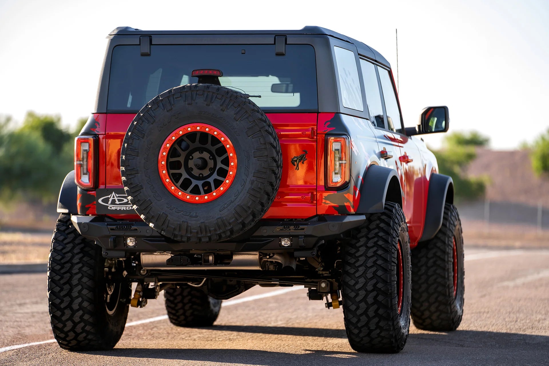 Addictive Desert Designs Stealth Fighter Rear Bumper | 2021–2025 Ford Bronco (R230081370103)