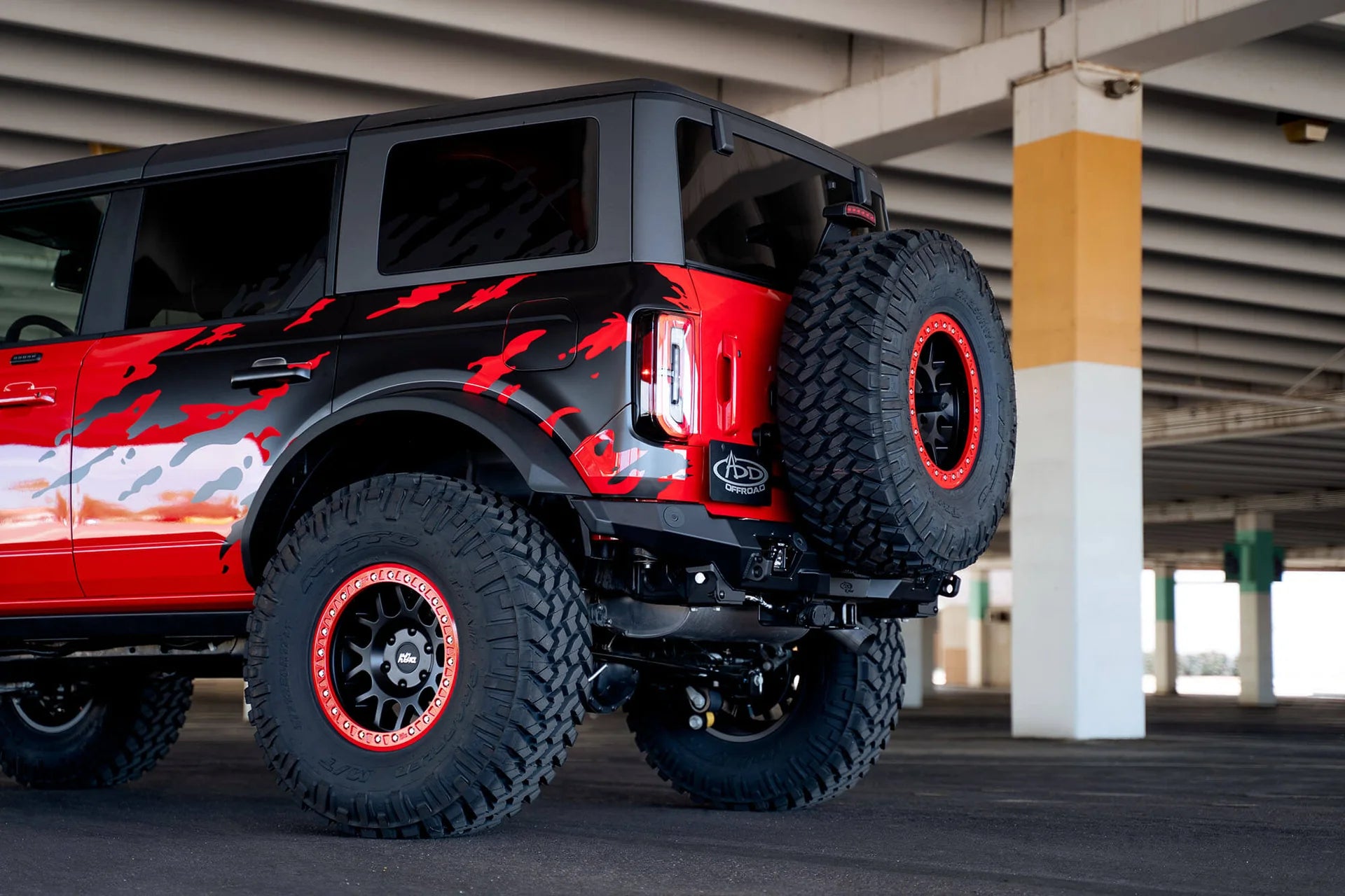 Addictive Desert Designs Bomber Rear Bumper for Ford Bronco 2021-2025 SKU: R230141090103