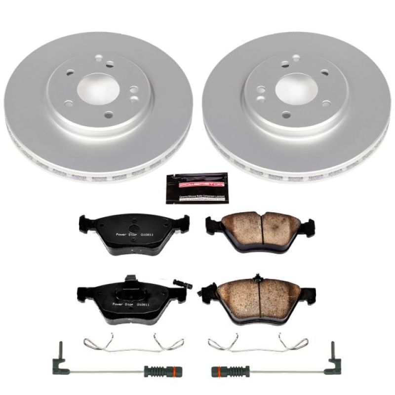 Power Stop 98-02 Mercedes-Benz CLK320 Front Z23 Evolution Sport Coated Brake Kit PowerStop