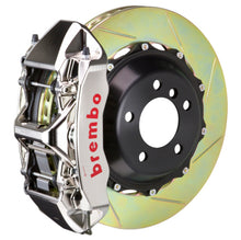 Load image into Gallery viewer, Brembo 12-16 98ster (PCCB Eqpt) Fr GTR BBK 6Pis Billet 380x32 2pc Rotor Slotted Type1-Nickel