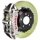 Brembo 99-01 Skyline GTR Front GTR BBK 6 Piston Billet 355x32 2pc Rotor Slotted Type1 - Nickel