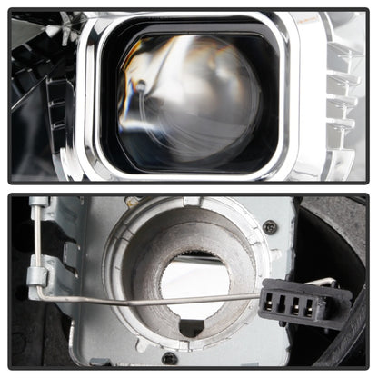 Spyder Chevy Camaro 16-18 (Do Not Fit Halogen) Projector Headlights Chrome PRO-YD-CCAM16HIDSI-SEQ-C SPYDER