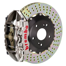 Load image into Gallery viewer, Brembo 06-09 S2000 Rear GTR BBK 4 Piston Billet328x28 2pc Rotor Drilled- Nickel Plated