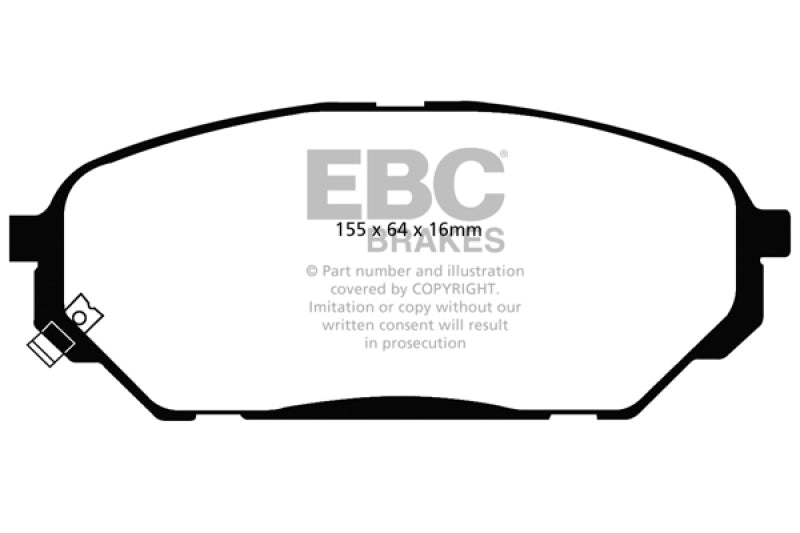 EBC GreenStuff Front Brake Pads - DP61813 EBC