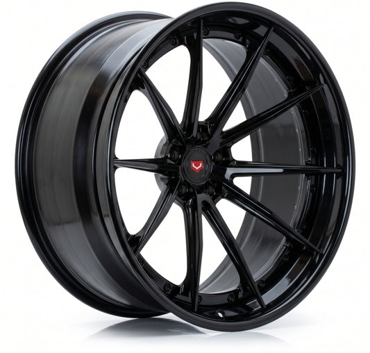 Vossen VPS-1 - 21x9.5 - ET25 - 5x114 - 67.1 - OEM CENTER NUT - GB - GLOSS BLACK - Ferrari SF90 Front