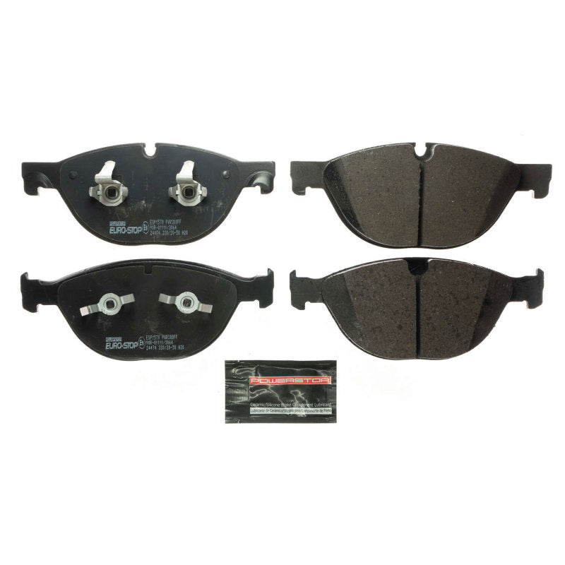 Power Stop 12-15 Jaguar XKR-S Euro-Stop ECE-R90 Front Brake Pads PowerStop