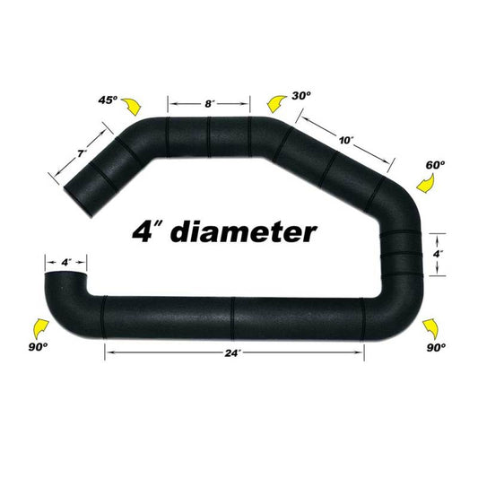 Airaid U-Build-It - 4in Intake Tube Airaid