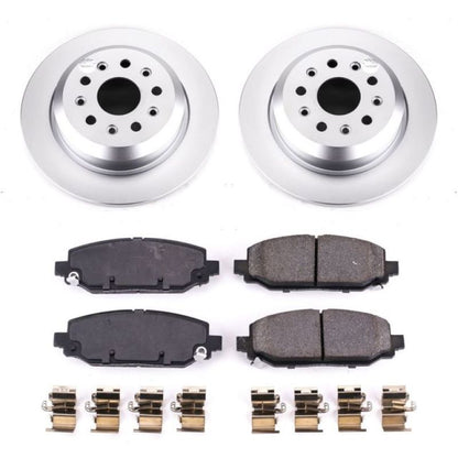 Power Stop 18-19 Jeep Wrangler Rear Z17 Evolution Geomet Coated Brake Kit PowerStop