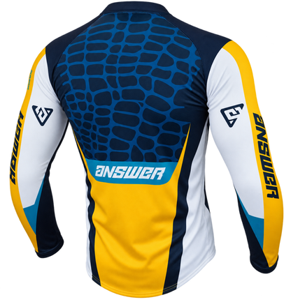 Answer  Syncron Raceday Jersey Yellow/Navy/Cyan/White - Medium