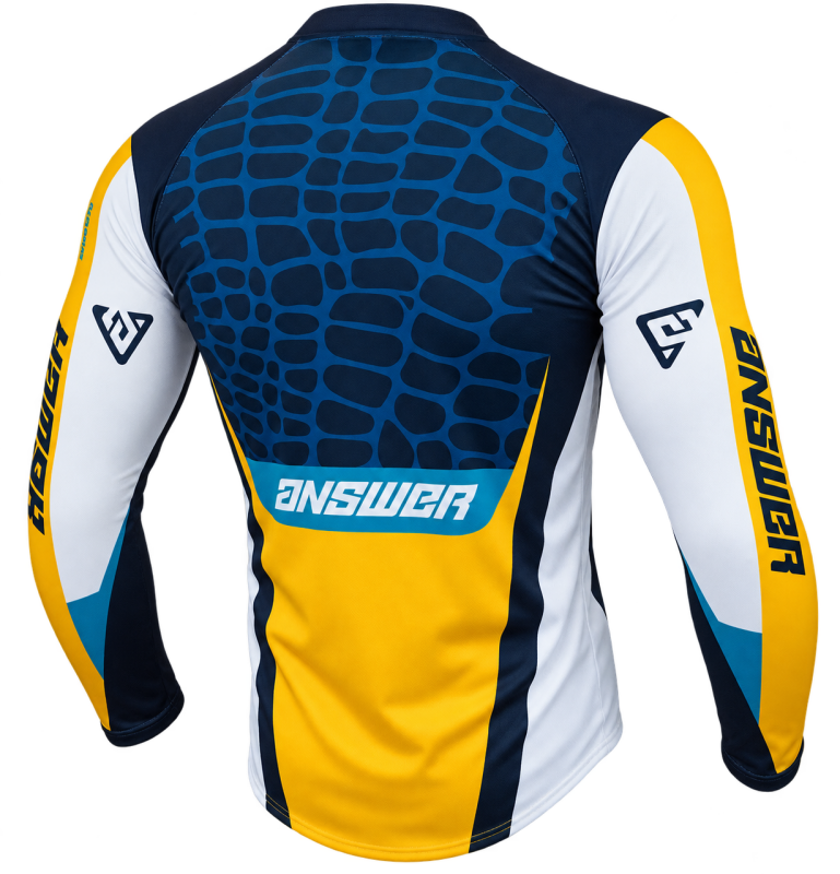 Answer  Syncron Raceday Jersey Yellow/Navy/Cyan/White - Large