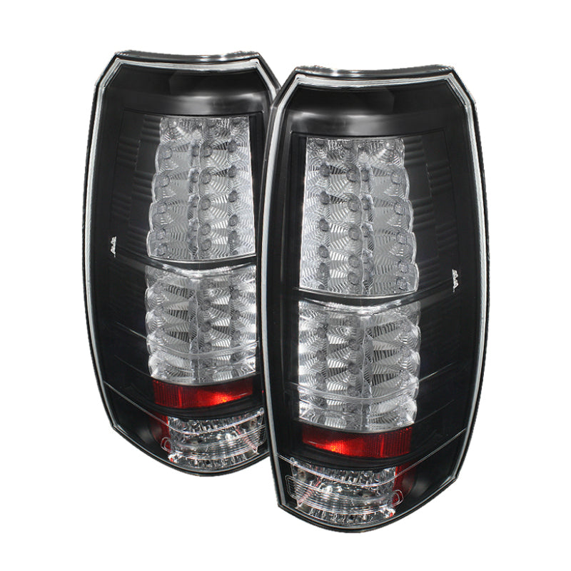 Spyder Chevy Avalanche 07-13 LED Tail Lights Black ALT-YD-CAV07-LED-BK SPYDER