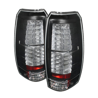 Spyder Chevy Avalanche 07-13 LED Tail Lights Black ALT-YD-CAV07-LED-BK SPYDER