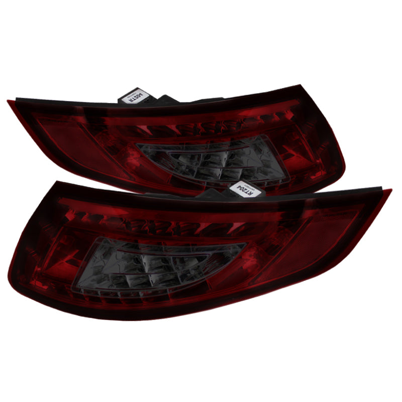 Spyder Porsche 997 05-08 LED Tail Lights Red Smoke ALT-YD-P99705-LED-RS SPYDER