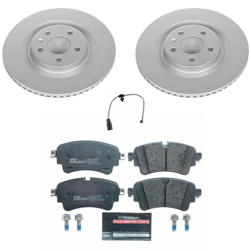 Power Stop 19-20 Audi A6 Quattro Rear Euro-Stop Brake Kit PowerStop