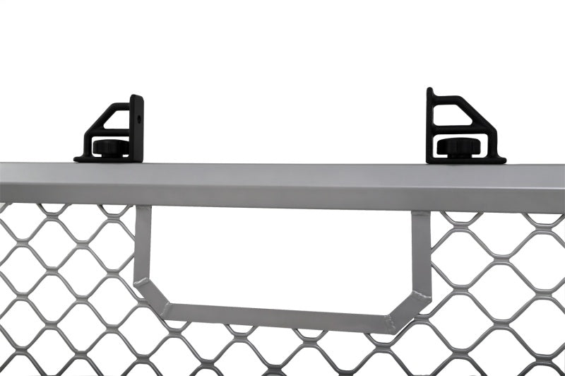 Deezee 13-23 Dodge/Ram Ram Cargo Management Cab Rack - Silver Mesh