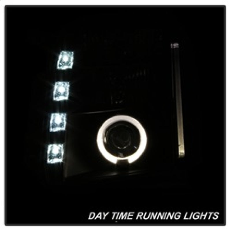 Spyder GMC Yukon 07-14/GMC Yukon Denali 07-14Projector Headlights LED Halo LED Blk PRO-YD-GY07-HL-BK SPYDER
