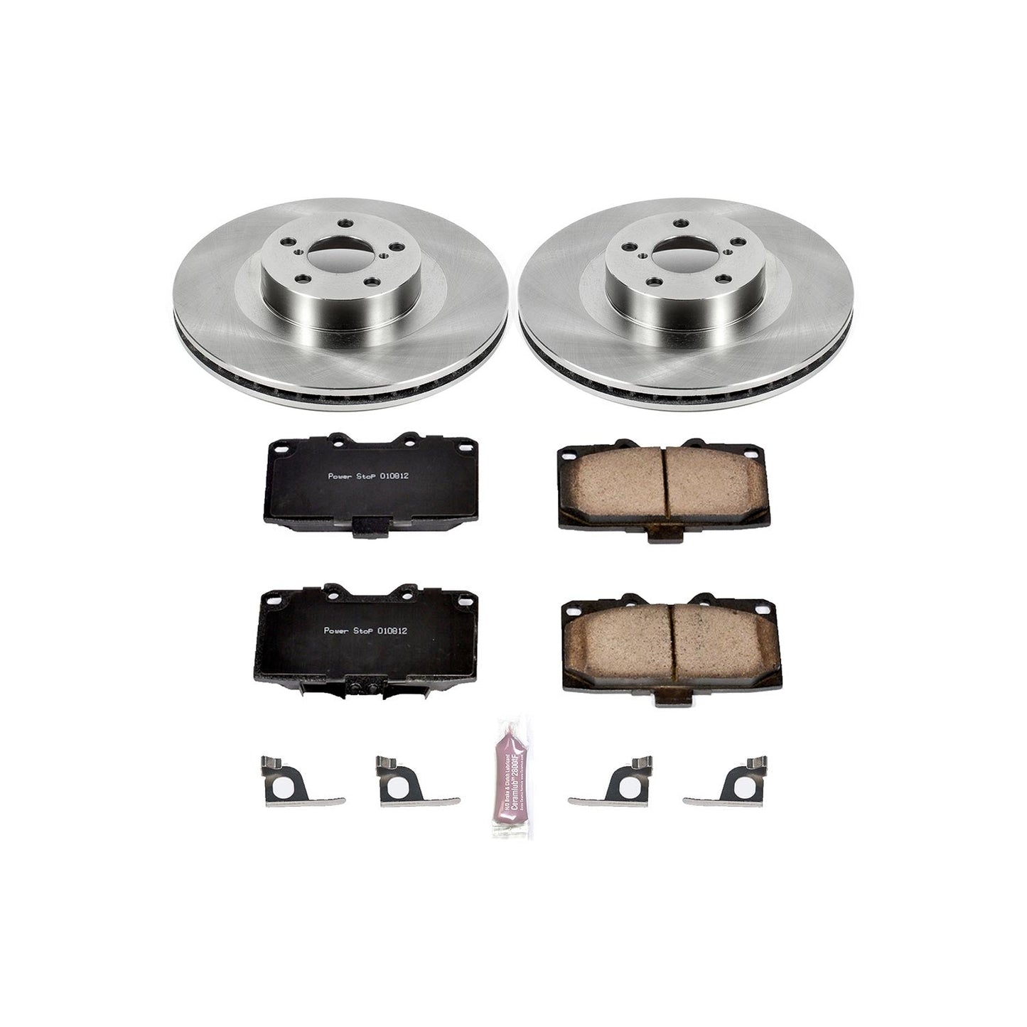Power Stop 06-07 Subaru Impreza Front & Rear Z17 Evolution Geomet Coated Brake Kit