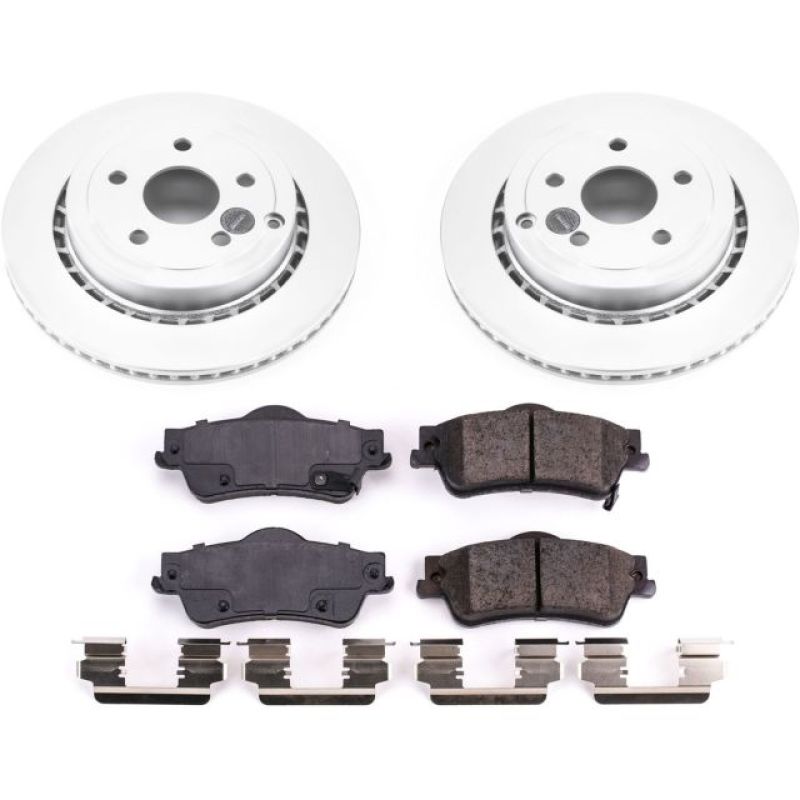 Power Stop 11-17 Chevrolet Caprice Rear Z17 Evolution Geomet Coated Brake Kit PowerStop