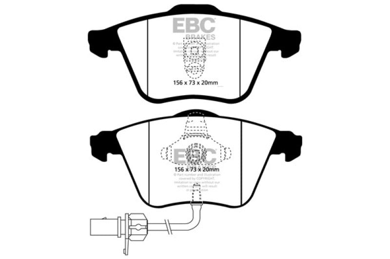 EBC YellowStuff Front Brake Pads - DP41510R EBC