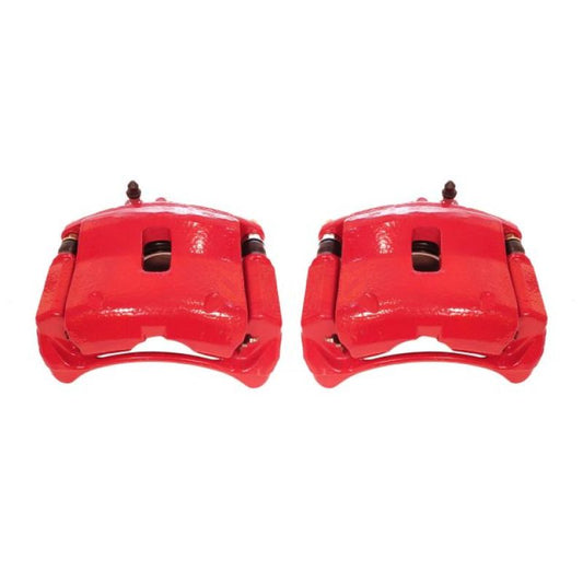 Power Stop 01-02 Acura MDX Front Red Calipers w/Brackets - Pair PowerStop