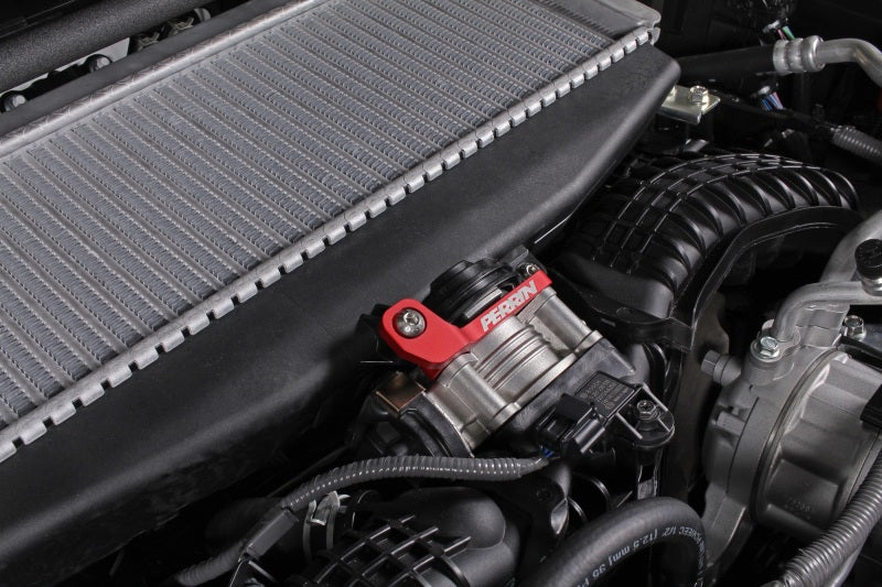 Perrin 2022+ Subaru WRX/19-23 Ascent/Legacy/Outback Top Mount Intercooler Bracket - Red Perrin Performance