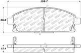 StopTech Street Disc Rear Brake Pads - 305.06910