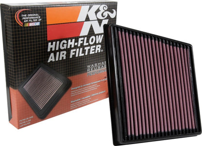 K&N 2015 Jaguar F-Pace V6-3.0L F/I Right Side Replacement Drop In Air Filter K&N Engineering