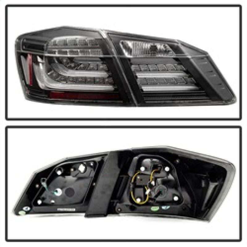 Spyder Honda Accord 2013-2015 4DR LED Tail Lights - Black ALT-YD-HA13LED-LED-BK SPYDER