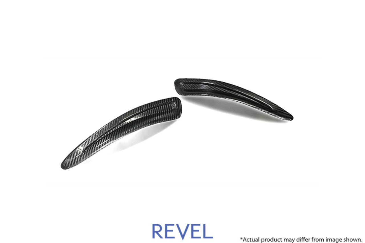 Revel GT Dry Carbon Hood Duct Cover 2020 Toyota GR Supra - 2 Pieces Revel